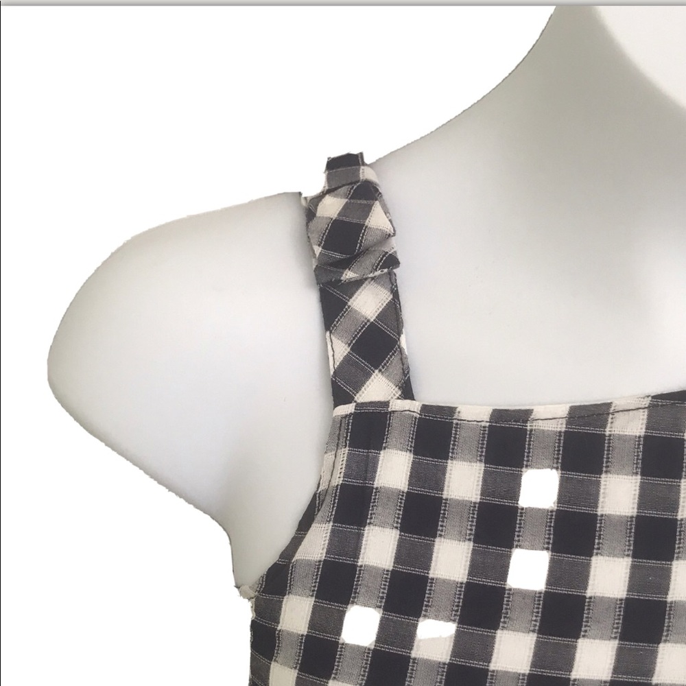 Nautica Girl Dress Size 5 Blue White Checkered - Picture 4 of 8